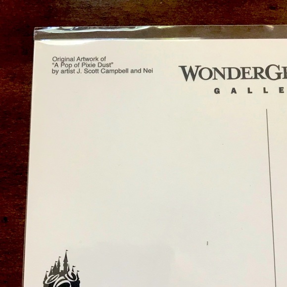 Wonderground A pop of pixie dust by artist J Campbell and Nei postcard - Picture 2 of 3